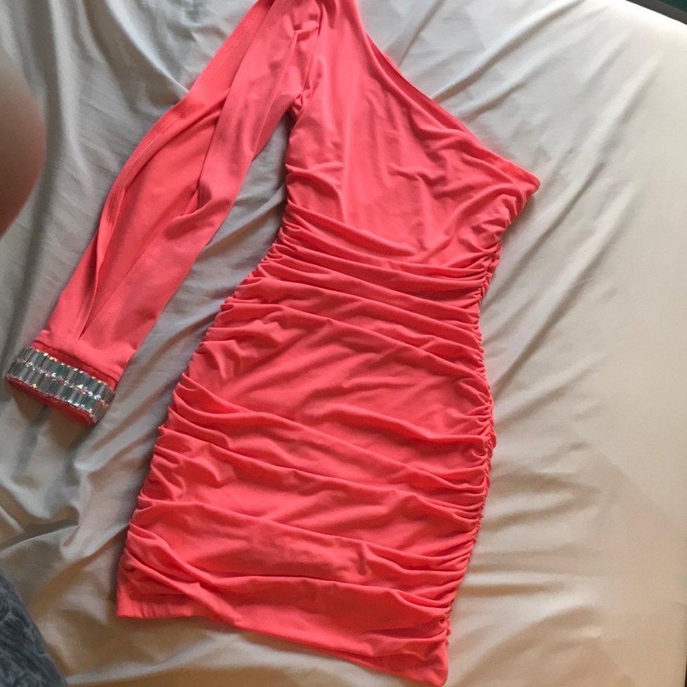 Hot Pink Dress for a night out !
